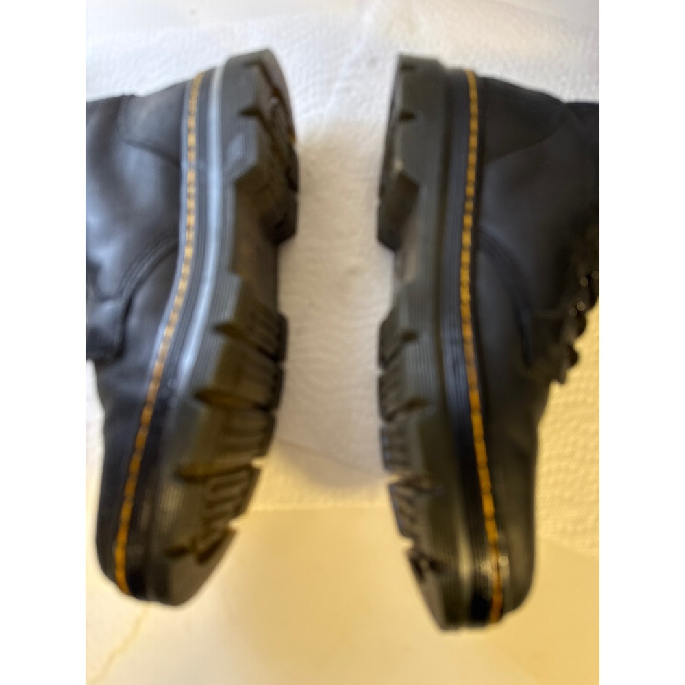 Dr. Martens Combs Tech II Black Wyoming Leather 8-Eye Boots Mens 10. WOM Sz 11 - Picture 3 of 13